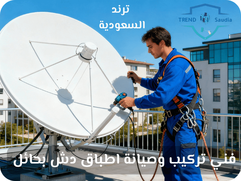 فني تركيب وصيانةدش حائل